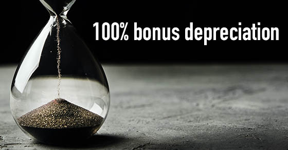 bonus depreciation bonus