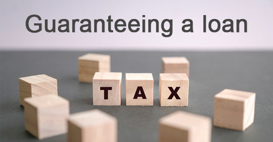 Possible tax consequences of guaranteeing a loan to your corporation Image