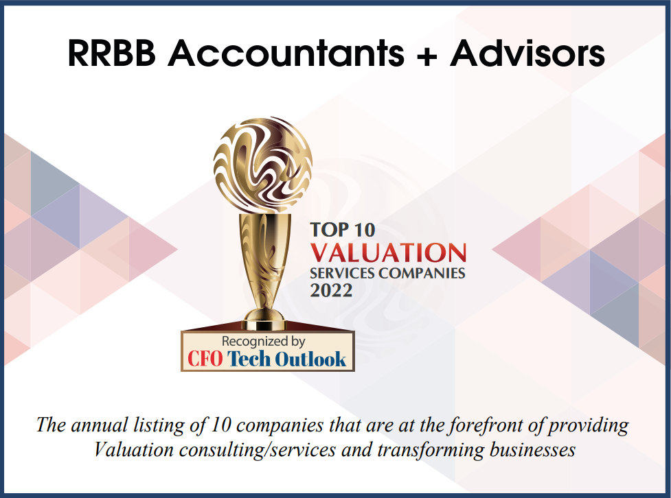RRBB Accountants and Advisors Recognized for Valuation Services Image