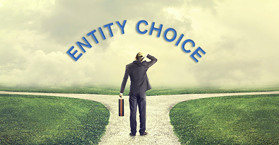 Which entity is most suitable for your new or existing business? Image