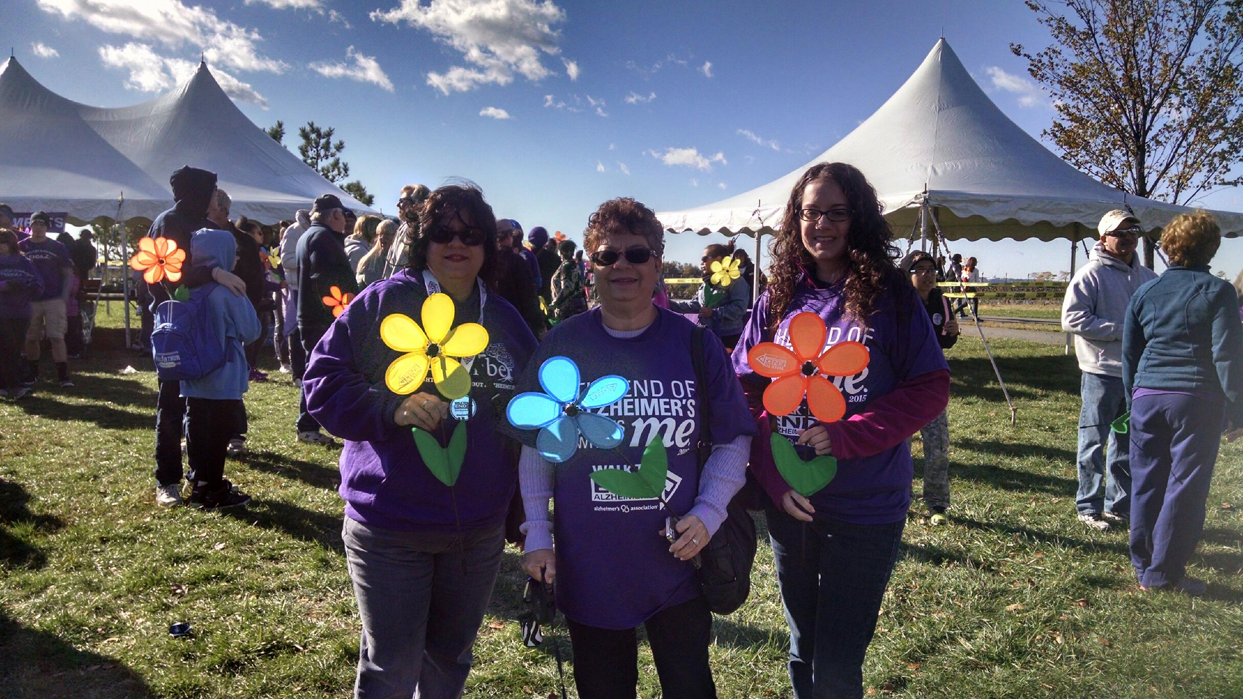 Miriam Lopez of our Maplewood office in 2015 Walk to End Alzheimer’s Image