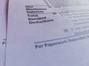 managing your itemized deductions