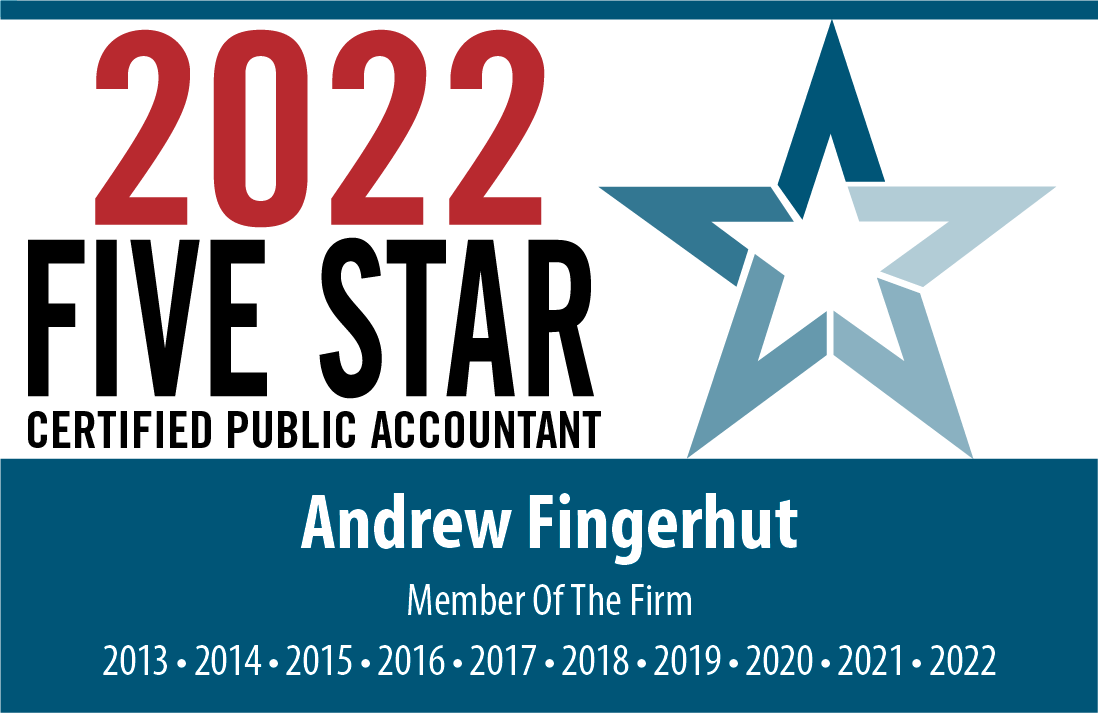 Andy Fingerhut Awarded Five Star Wealth Manager in New Jersey for Tenth Year Image