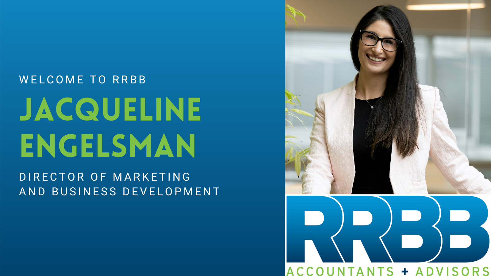 RRBB Concentrates on Marketing and Business Development Efforts, Hires Jacqueline Engelsman Image