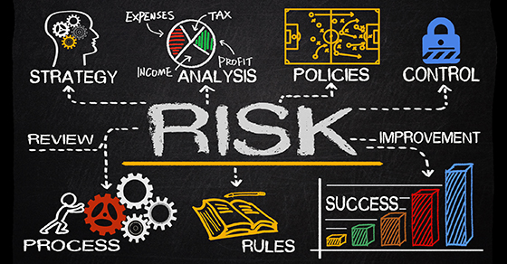 How auditors assess risk when preparing financial statements Image