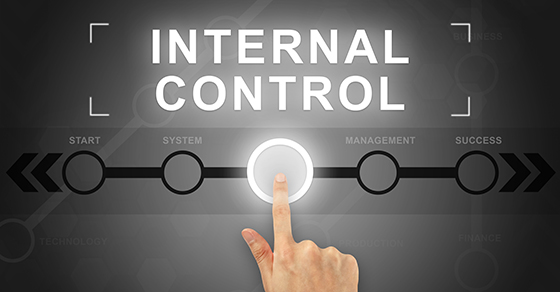 Strong internal controls help reduce restatements Image