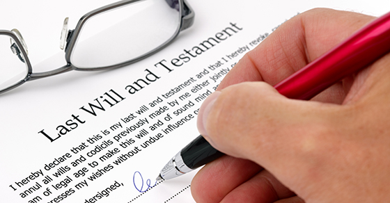 Understanding the contents of a will Image