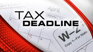 Tax Deadline for 2016 for most filers will be Monday April 18th Image