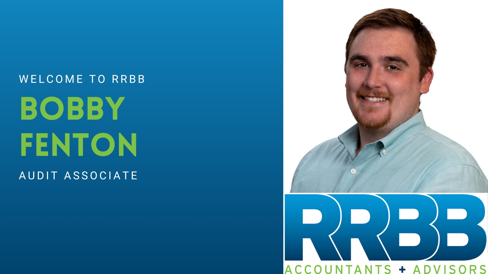 RRBB Hires Bobby Fenton to Join Audit Team Image