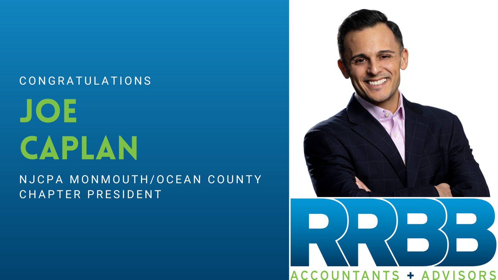 Joe Caplan Becomes President of the Monmouth/Ocean County Chapter of the New Jersey Society of CPAs Image