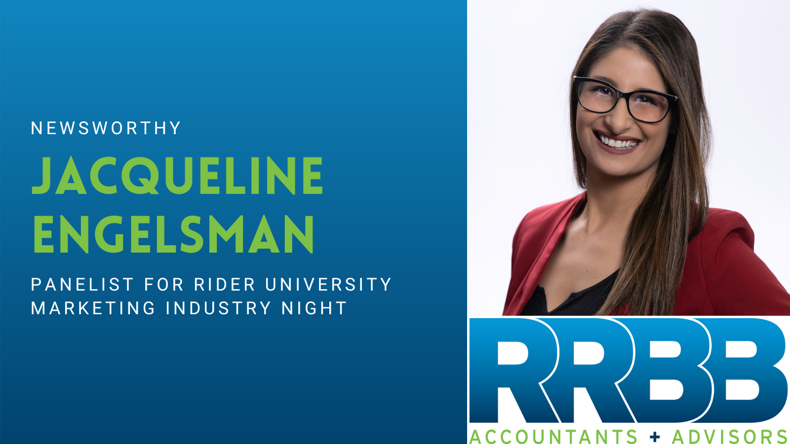 Jacqueline Engelsman Serves as Panelist for Rider University Image