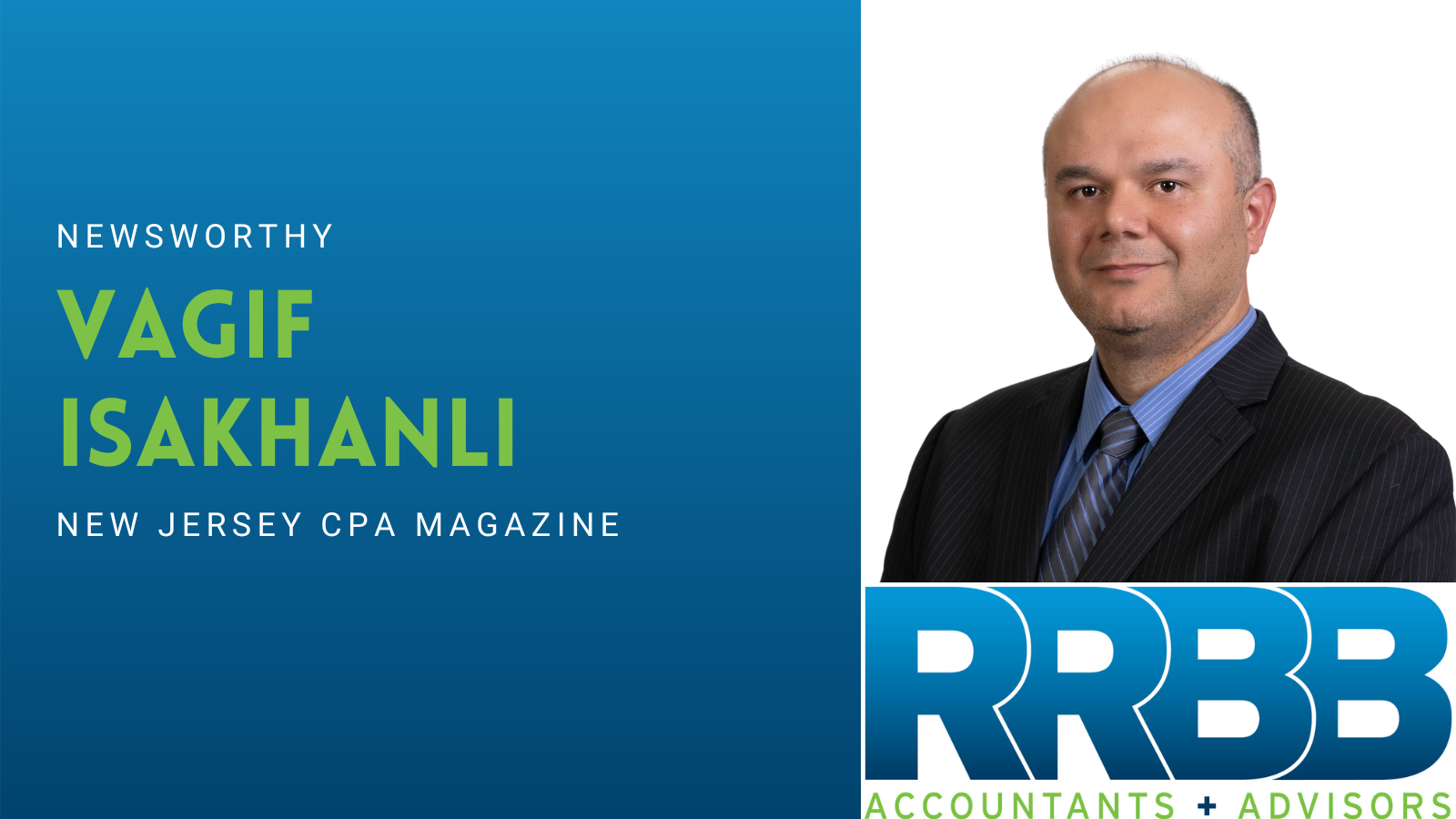 Vagif Isakhanli Published by NJCPA in New Jersey CPA Magazine