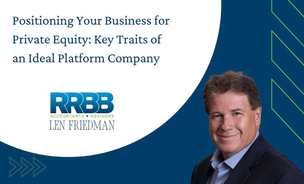 Positioning your business for private equity: Key traits of an ideal platform company Image