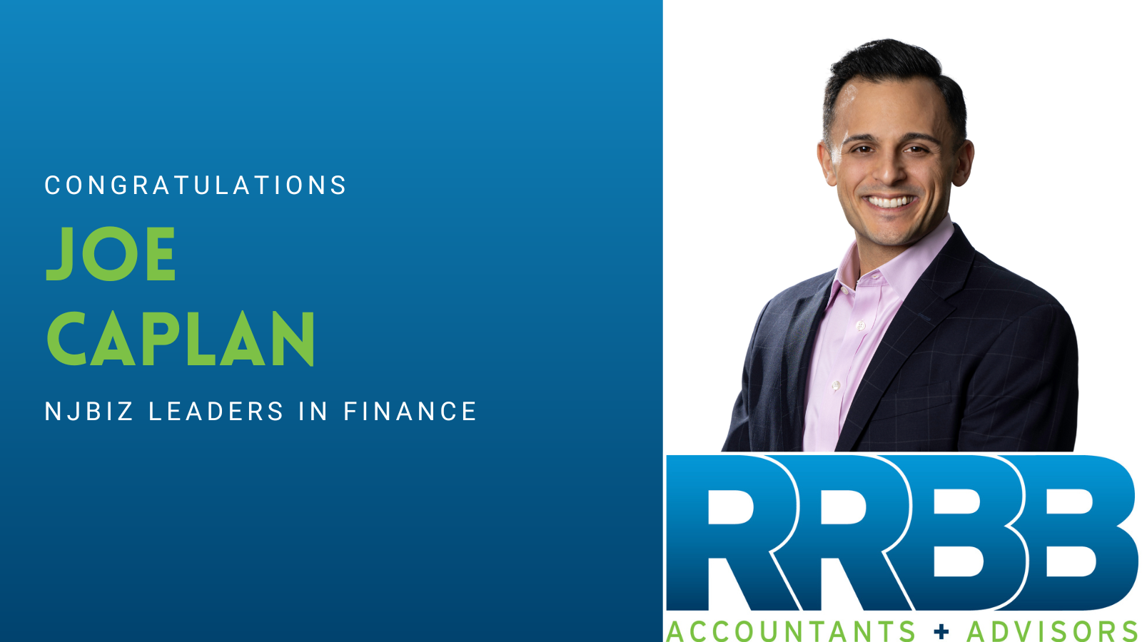 Joe Caplan Named in NJBIZ 2026 “Leaders in Finance”